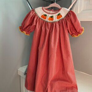 Fall Pumpkin Boutique Toddler Dress
